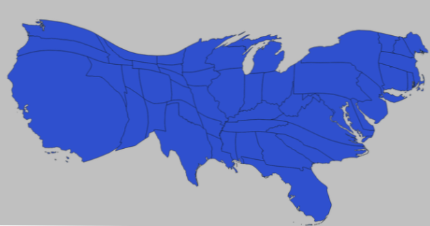 10 fascinerande kartor som kommer att förändra hur du ser USA (Fakta)